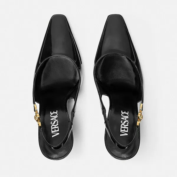 Giày Cao Gót Nữ Versace Medusa 95 High Pumps Black 1012127-D2VE-1B00V Màu Đen Size 37