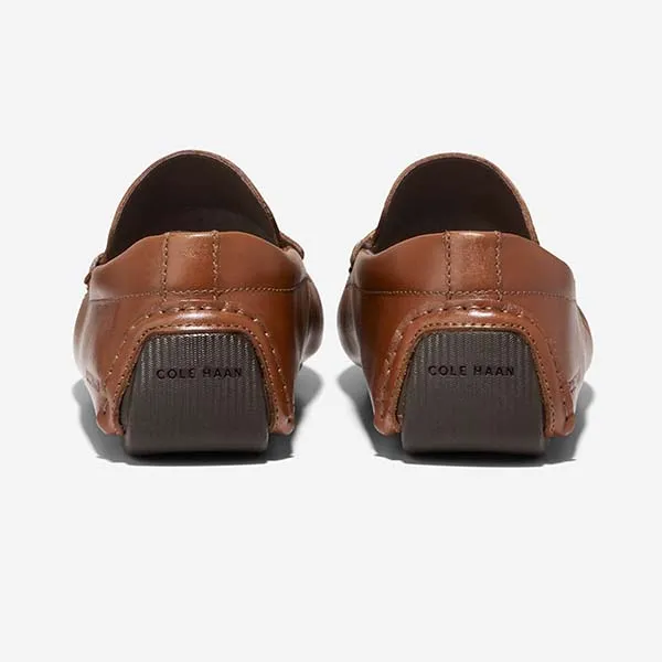 Giày Lười Nam Cole Haan GRND LSR Driver Màu Nâu Size 40