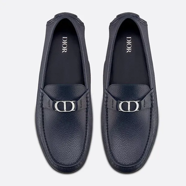 Giày Lười Nam Dior Moca Odéon Loafer Màu Xanh Navy Size 40 - Giày - Vua Hàng Hiệu