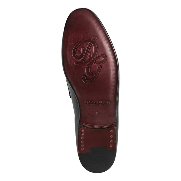 Giày Lười Nam Dolce & Gabbana D&G Loafer Schwarz A50253 Màu Đen Size 39