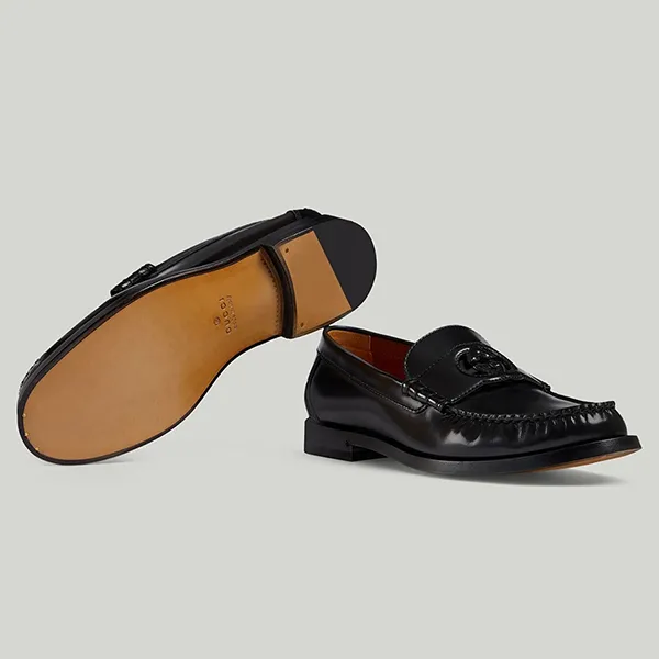 Giày Lười Nam Gucci Interlocking G Loafer Màu Đen Size 39 - Giày - Vua Hàng Hiệu