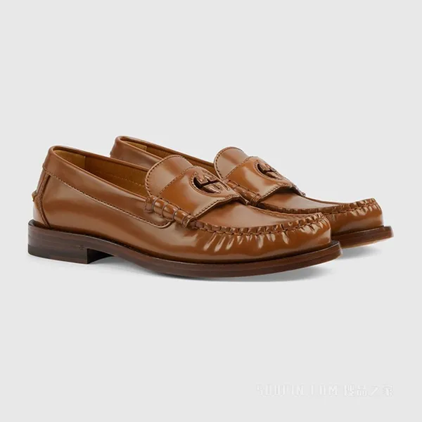 Giày Lười Nam Gucci Interlocking G Loafers Brown 738676 17X00 2535 Màu Nâu Size 35 - Giày - Vua Hàng Hiệu