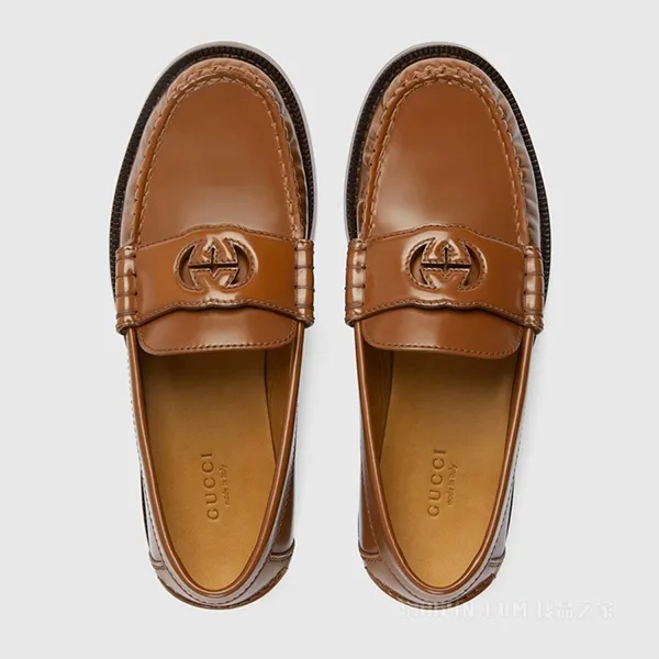 Giày Lười Nam Gucci Interlocking G Loafers Brown 738676 17X00 2535 Màu Nâu Size 35 - Giày - Vua Hàng Hiệu