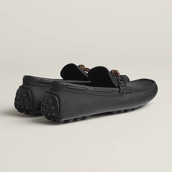 Giày Lười Nam Hermès Alessandro Loafer Màu Đen Size 41 - Giày - Vua Hàng Hiệu