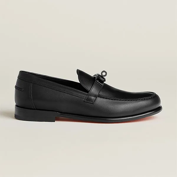 Giày Lười Nam Hermès Destin Loafer H231922ZA02400 Màu Đen Size 41