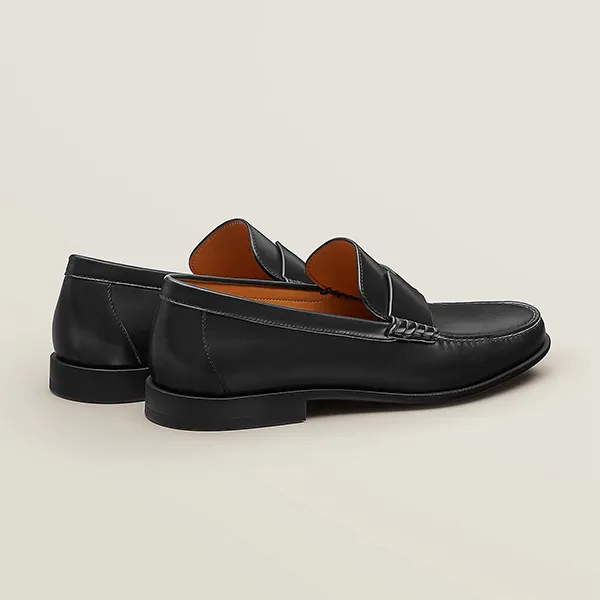 Giày Lười Nam Hermès Duke Loafer H212990ZA01390 Màu Đen Size 40 - Giày - Vua Hàng Hiệu