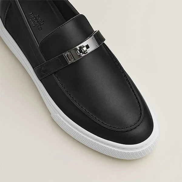 Giày Lười Nam Hermès Game Slip On Sneaker Noir H231731ZH02430 Màu Đen Size 41 - Giày - Vua Hàng Hiệu