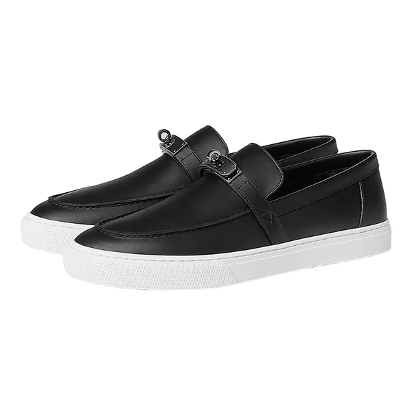 Giày Lười Nam Hermès Game Slip On Sneaker Noir H231731ZH02430 Màu Đen Size 41 - Giày - Vua Hàng Hiệu