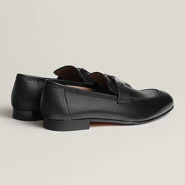 Giày Lười Nam Hermès Mocasines Paris Màu Đen Size 42 - Giày - Vua Hàng Hiệu