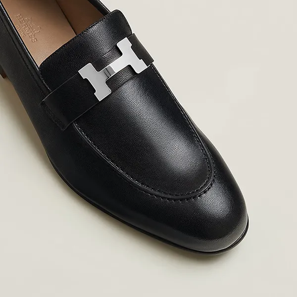 Giày Lười Nam Hermès Mocasines Paris Màu Đen Size 42 - Giày - Vua Hàng Hiệu