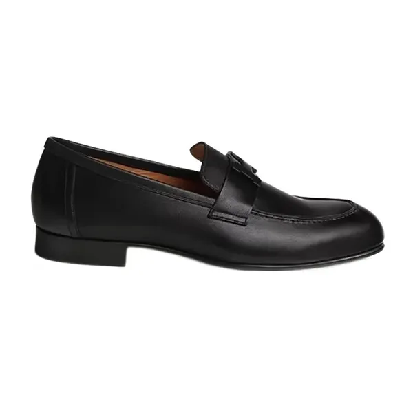 Giày Lười Nam Hermès Paris Loafers Black Màu Đen Size 41 - Giày - Vua Hàng Hiệu