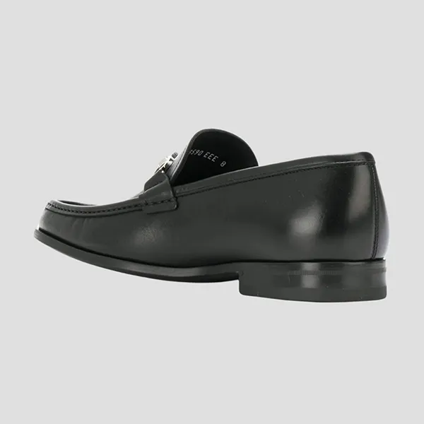 Giày Lười Nam Salvatore Ferragamo Moccasin Plague ROLO 15 - 0755987 Màu Đen Size 6