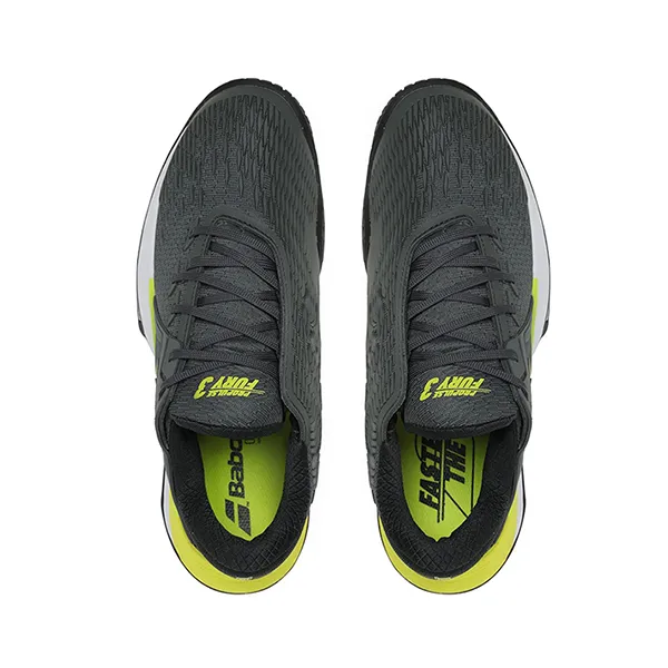 Giày Pickleball Nam Babolat Scarpe Da Tennis Propulse Fury 3 Ac M 30S23208 Grigio Màu Xám Xanh Size 40.5 - Pickleball - Vua Hàng Hiệu