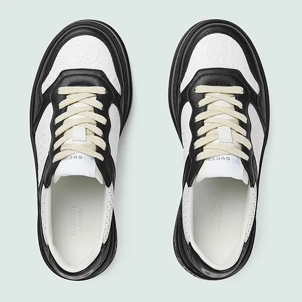 Giày Sneaker Nữ Gucci GG Embossed Black White 684911-AAA4T-1068 Màu Đen Trắng Size 36.5 - Giày - Vua Hàng Hiệu