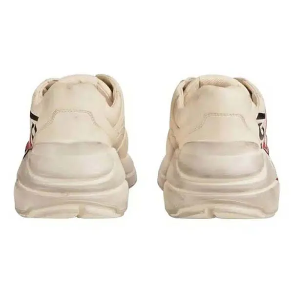 Giày Sneaker Nữ Gucci WMNS Rhyton Mouth Print 552093-A9L00-9522 Màu Trắng Size 40