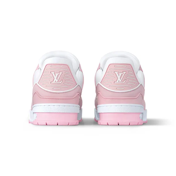 Giày Sneaker Nữ Louis Vuitton LV Trainer 1AGZCL Màu Hồng Trắng Size 35 - Giày - Vua Hàng Hiệu