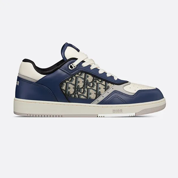 Giày Thể Thao Nam Dior B27 Low Top Sneaker Màu Xanh Navy Size 40.5