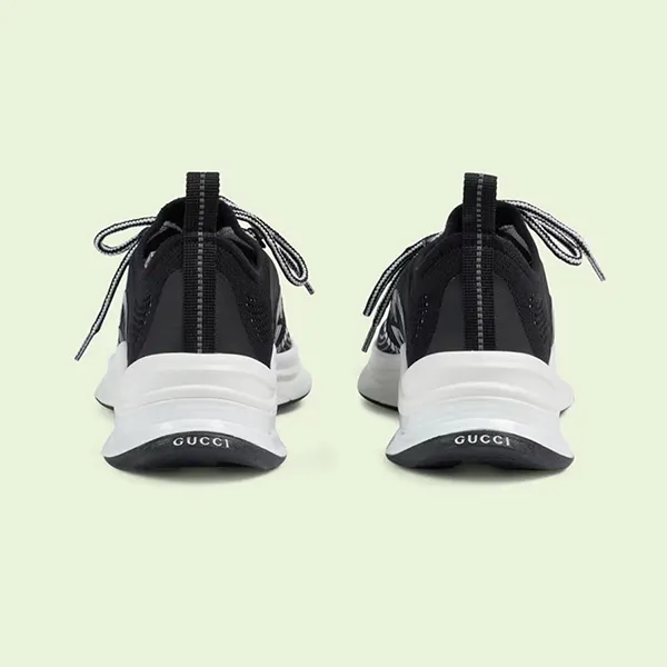 Giày Thể Thao Nam Gucci Run Sneaker 714660-USM10-8442 Màu Đen/Trắng Size 41