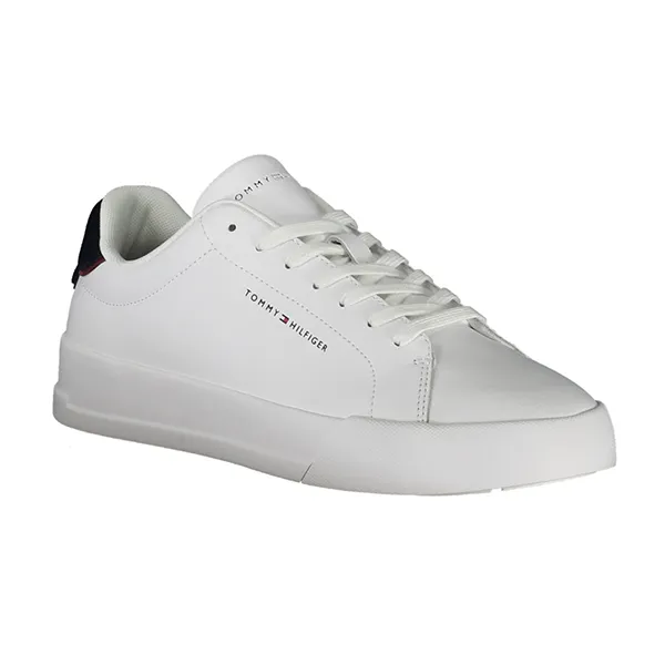 Giày Thể Thao Nam Tommy Hilfiger Sneakers FM0FM05367_BI0LD Màu Trắng Size 40 - Giày - Vua Hàng Hiệu