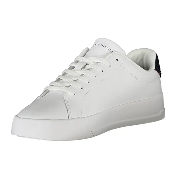 Giày Thể Thao Nam Tommy Hilfiger Sneakers FM0FM05367_BI0LD Màu Trắng Size 40 - Giày - Vua Hàng Hiệu