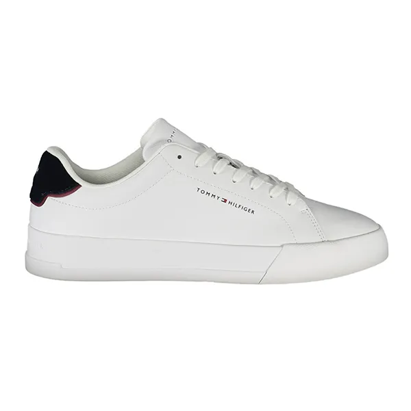 Giày Thể Thao Nam Tommy Hilfiger Sneakers FM0FM05367_BI0LD Màu Trắng Size 40 - Giày - Vua Hàng Hiệu