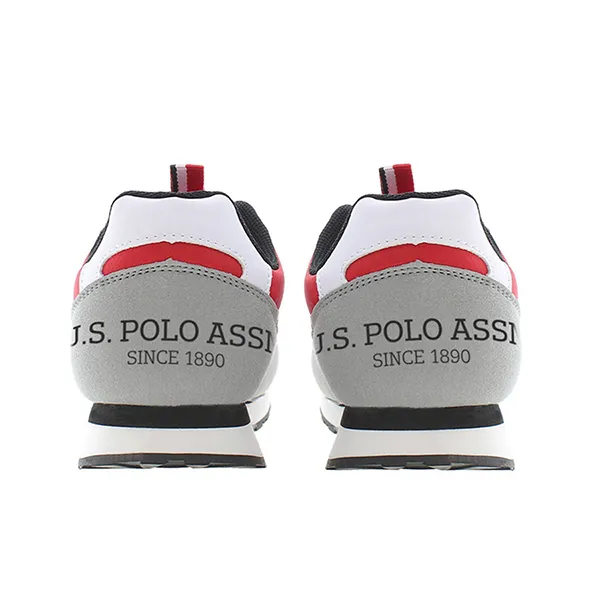 Giày Thể Thao Nam U.S. Polo Assn. NOBIK008K3TH1_ROSSO_RED-LGR01 Màu Xám Đỏ Size 39 - Giày - Vua Hàng Hiệu