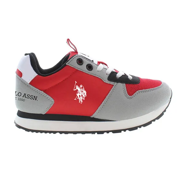 Giày Thể Thao Nam U.S. Polo Assn. NOBIK008K3TH1_ROSSO_RED-LGR01 Màu Xám Đỏ Size 39 - Giày - Vua Hàng Hiệu