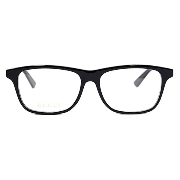 Gọng Kính Nam Gucci Men's Series Double G Optical Glasses Frame Black GG0755 Màu Đen