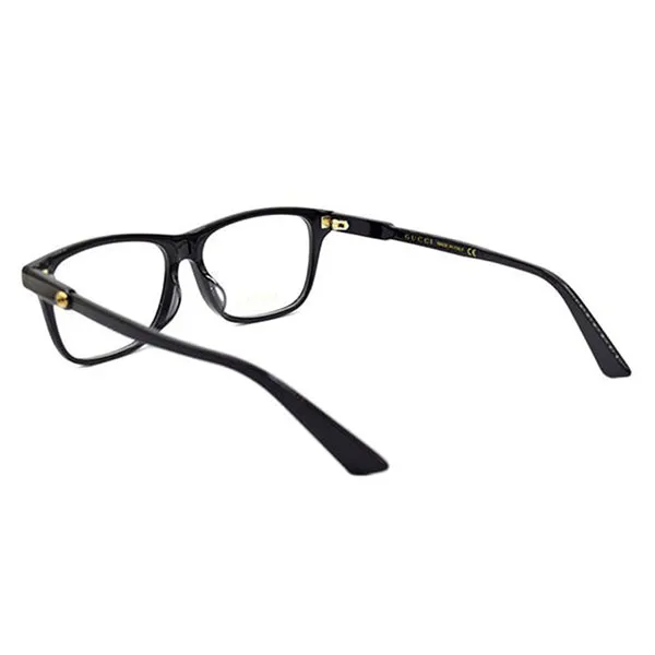 Gọng Kính Nam Gucci Men's Series Double G Optical Glasses Frame Black GG0755 Màu Đen