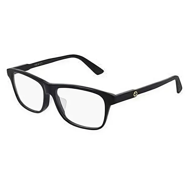 Gọng Kính Nam Gucci Men's Series Double G Optical Glasses Frame Black GG0755 Màu Đen