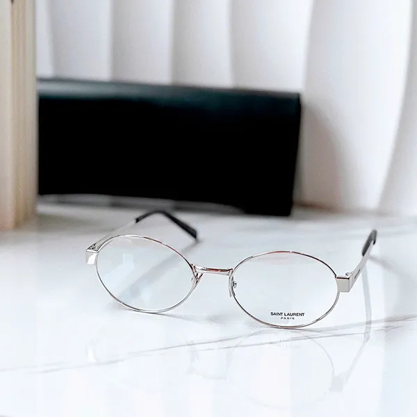 Gọng Kính Nữ Yves Saint Laurent YSL Eyeglasses SL692OPT 001 Màu Bạc