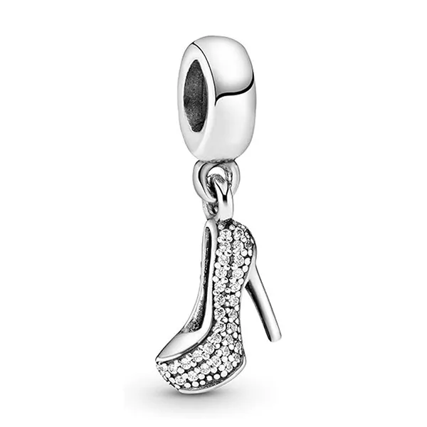 Hạt Vòng Charm Pandora Sparkling Stiletto 791536CZ Màu Bạc