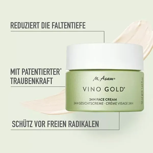 Kem Dưỡng Da Hỗ Trợ Ngừa Lão Hóa M. Asam Vino Gold 24h Face Cream 50ml