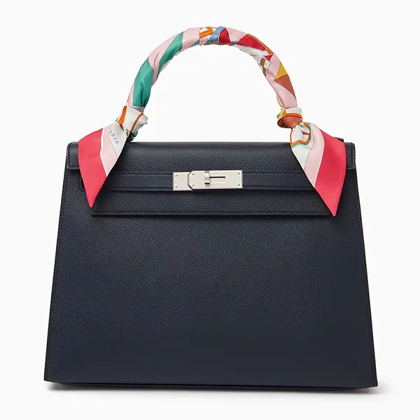Khăn Nữ Hermès Pre-Loved Twilly Scarf In Silk Màu Hồng