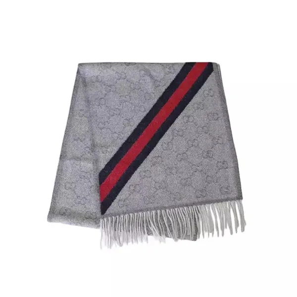 Khăn Quàng Cổ Gucci 570603 3G200 1768 Màu Xám - Thời trang - Vua Hàng Hiệu