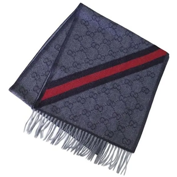 Khăn Quàng Cổ Gucci 570603 3G200 4068 Màu Xanh Xám - Thời trang - Vua Hàng Hiệu