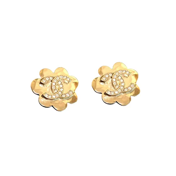 Khuyên Tai Nữ Chanel Earrings Gold Màu Vàng