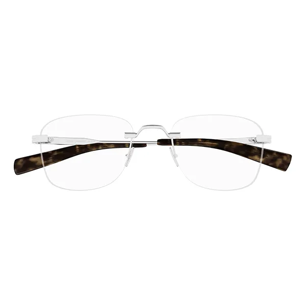 Kính Mắt Cận Nam Yves Saint Laurent YSL Eyeglasses SL 744 001 Màu Bạc