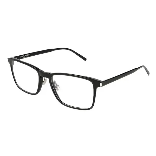 Kính Mắt Cận Nữ Saint Laurent Rectangular Eyeglasses SL187 005 Màu Đen