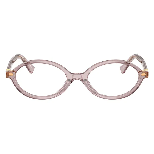 Kính Mắt Cận Nữ Miu Miu 0MU 01XV 12W1O1 Transparent Mauve Oval Glasses Màu Hồng - Kính mắt - Vua Hàng Hiệu