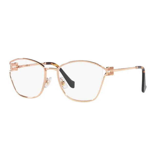 Kính Mắt Cận Nữ Miu Miu 0MU 53UV ZVF1O1 Pink Gold Eyeglasses Màu Vàng Hồng - Kính mắt - Vua Hàng Hiệu