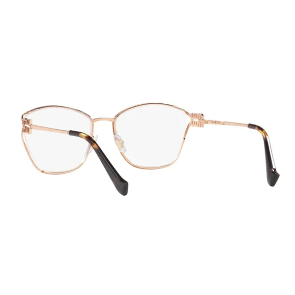Kính Mắt Cận Nữ Miu Miu 0MU 53UV ZVF1O1 Pink Gold Eyeglasses Màu Vàng Hồng - Kính mắt - Vua Hàng Hiệu
