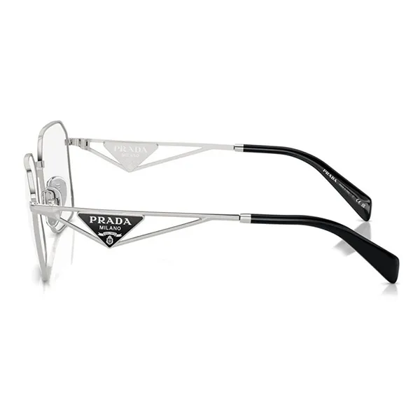 Kính Mắt Cận Nữ Prada Eyeglasses 0PR A51V 1BC1O1 Silver Màu Bạc