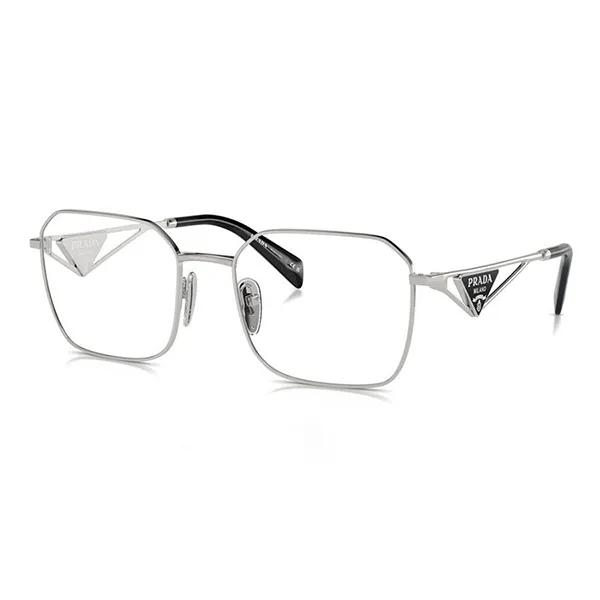 Kính Mắt Cận Nữ Prada Eyeglasses 0PR A51V 1BC1O1 Silver Màu Bạc
