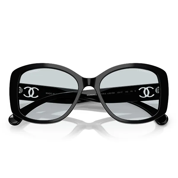 Kính Mát Chanel Butterfly Sunglasses CH3476S C501SA Màu Đen/Xanh