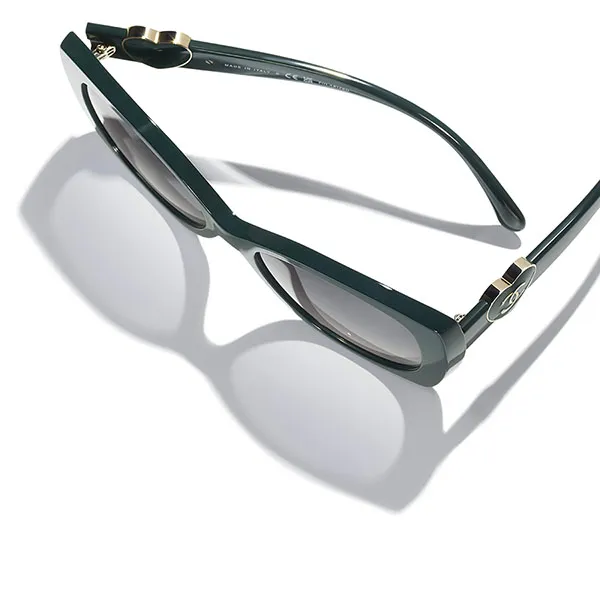 Kính Mát Chanel Sunglasses Square CH5519 1459/S8 Màu Xanh Green