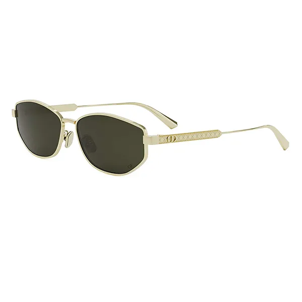 Kính Mát Dior Cannage B1U B0C0Sunglasses SS25 Màu Xanh Vàng - Kính mắt - Vua Hàng Hiệu