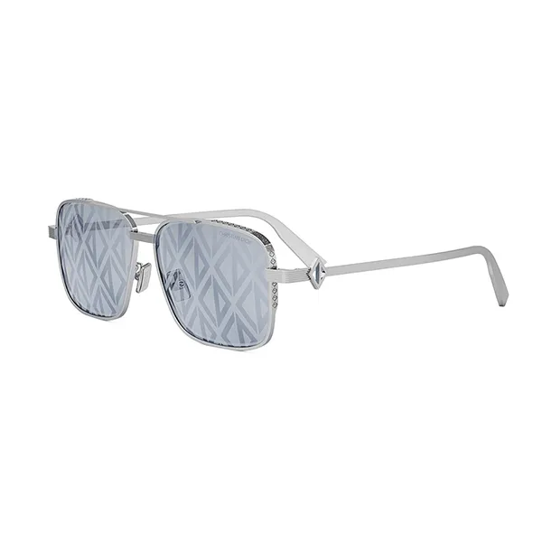 Kính Mát Dior CD Diamond S9U F0I4 Sunglasses SS25 Màu Xanh Bạc