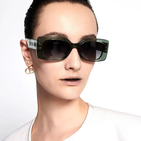 Kính Mát Nữ Dior Sunglasses DiorPacific S1U 55A1 Màu Xám/Xanh