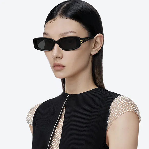 Kính Mát Gentle Monster Sunglasses Ash 01 Màu Xám/Đen - Kính mắt - Vua Hàng Hiệu